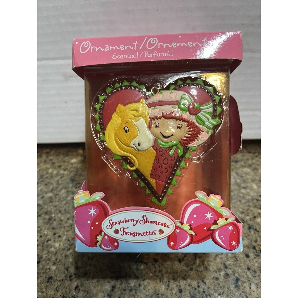 Strawberry Shortcake Scented 2005 Christmas Ornament Strawberry And Horse